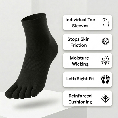 BILYVIA Performance Ankle Toe Socks