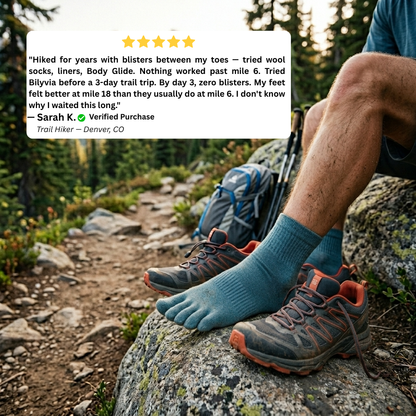 BILYVIA Performance Ankle Toe Socks