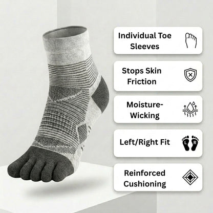 BILYVIA Performance Ankle Toe Socks 2